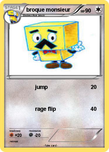 Pokemon broque monsieur