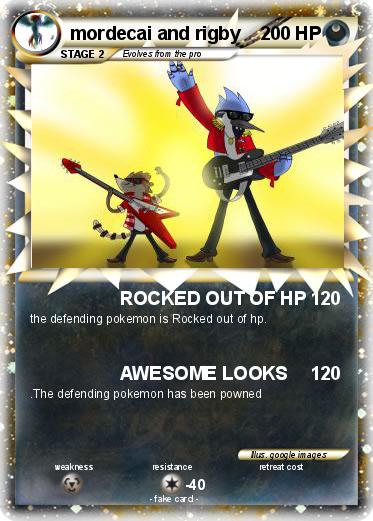 Pokemon mordecai and rigby