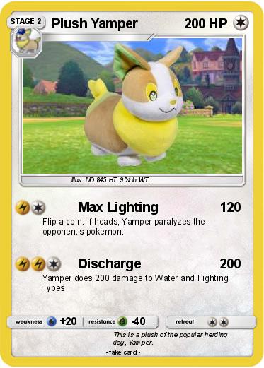 Pokemon Plush Yamper