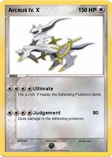 Pokemon Arceus lv. X