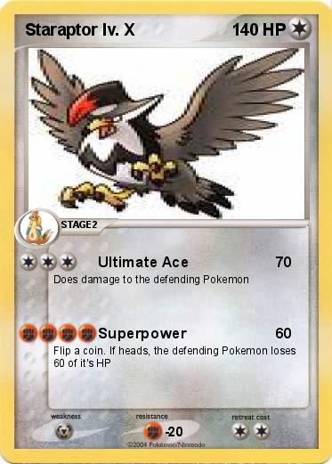 Pokemon Staraptor lv. X