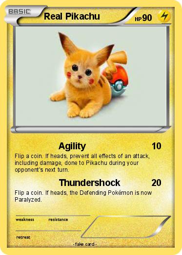 Pokemon Real Pikachu