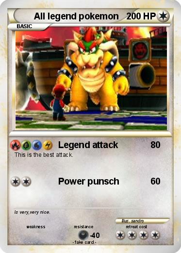 Pokemon All legend pokemon