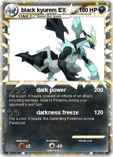 Pokemon black kyurem EX