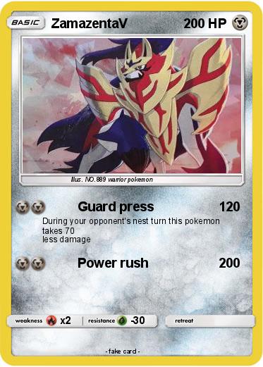 Pokemon ZamazentaV