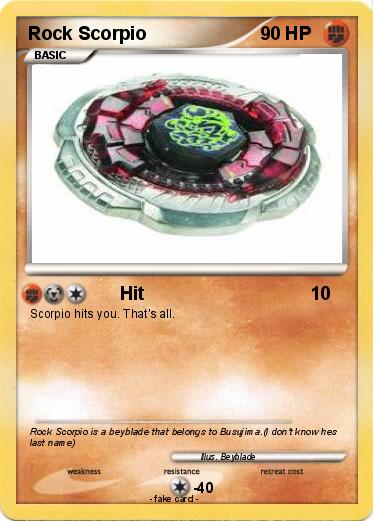 Pokemon Rock Scorpio