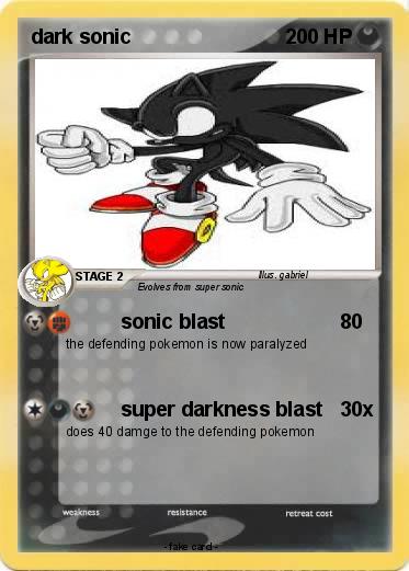 Pokemon dark sonic