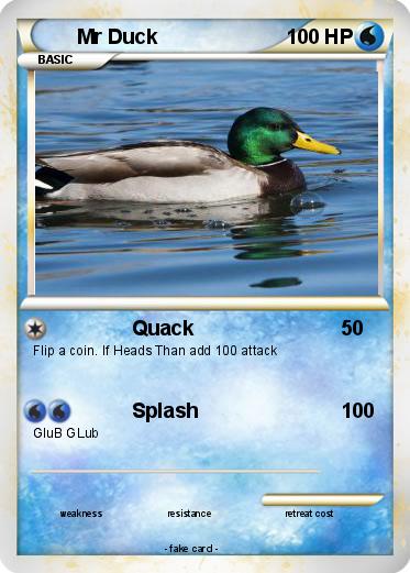 Pokemon Mr Duck
