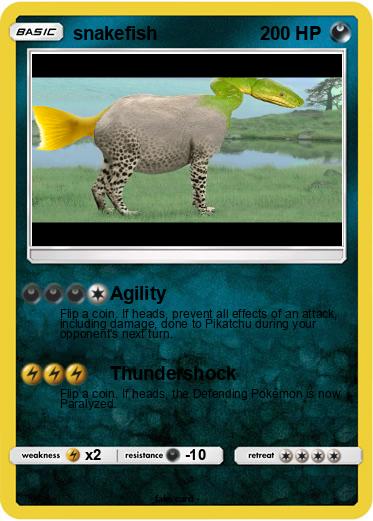 Pokemon snakefish