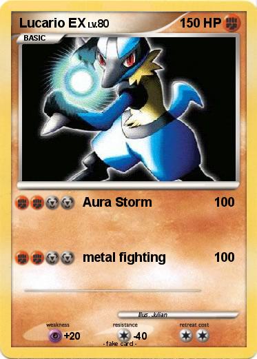 Pokemon Lucario EX