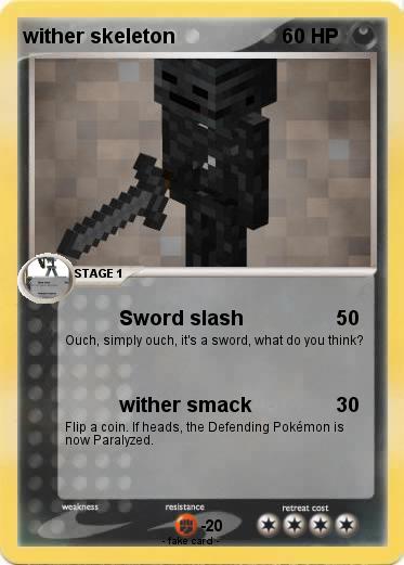 Pokemon wither skeleton