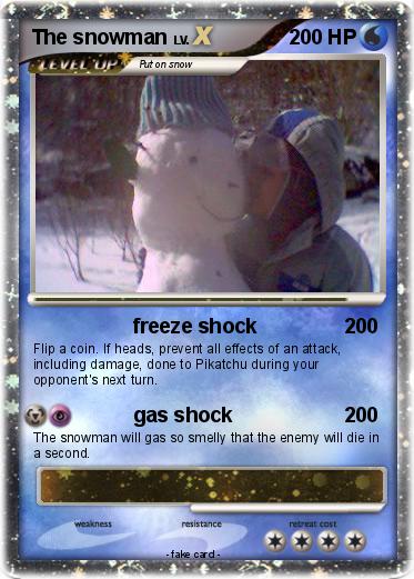 Pokemon The snowman