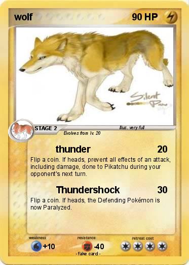Pokemon wolf