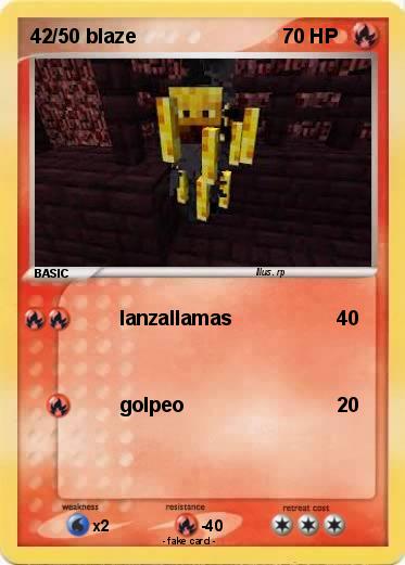 Pokemon 42/50 blaze