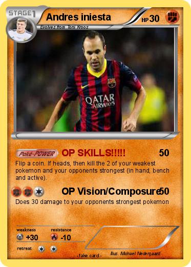Pokemon Andres iniesta