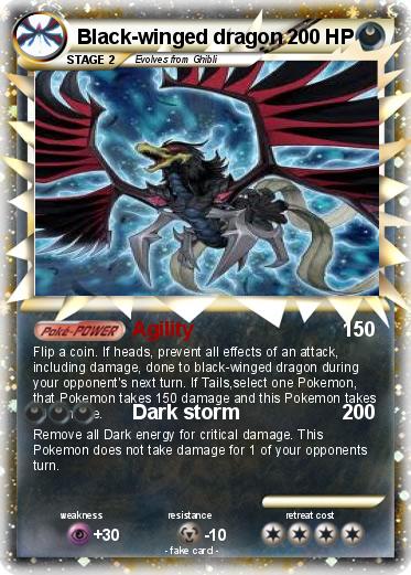 Pokemon Black-winged dragon