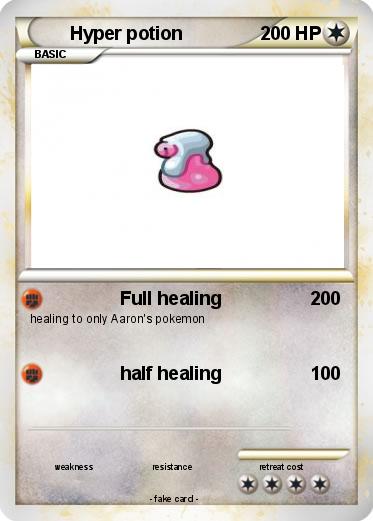 Pokemon Hyper potion