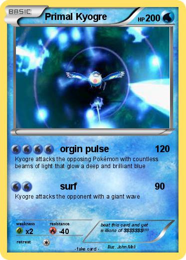 Pokemon Primal Kyogre