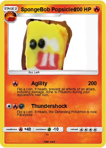 Pokemon SpongeBob Popsicles