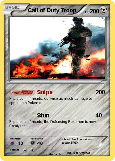 Pokemon Call of Duty Troop