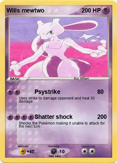 Pokemon Wills mewtwo