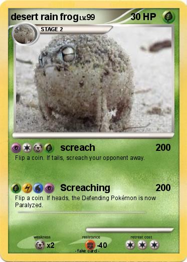 Pokemon desert rain frog