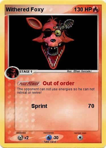 Pokemon Withered Foxy
