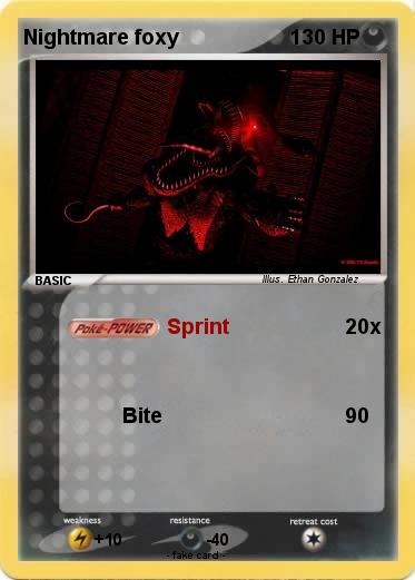 Pokemon Nightmare foxy
