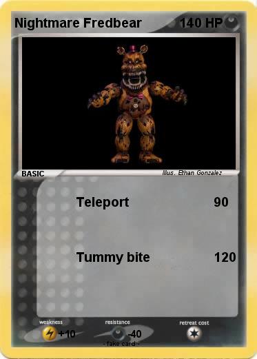 Pokemon Nightmare Fredbear