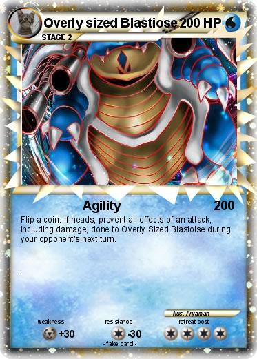 Pokemon Overly sized Blastiose