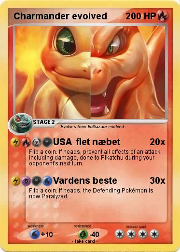 Pokemon Charmander evolved