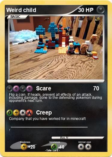 Pokemon Weird child