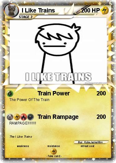 Pokemon I Like Trains