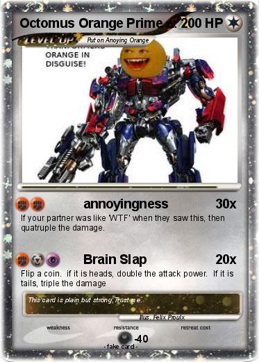 Pokemon Octomus Orange Prime