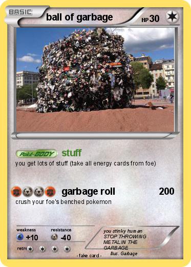 Pokemon ball of garbage