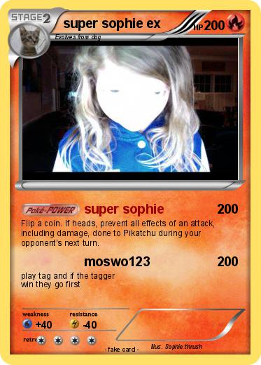 Pokemon super sophie ex