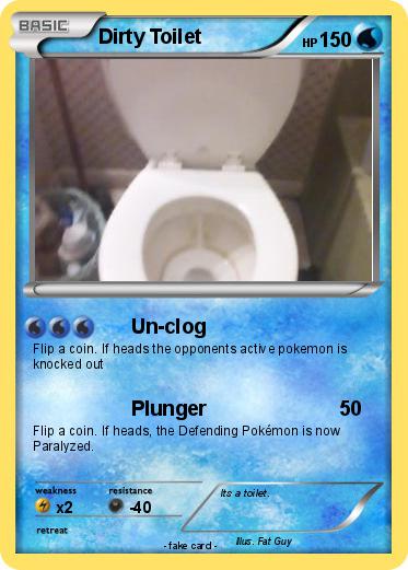 Pokemon Dirty Toilet