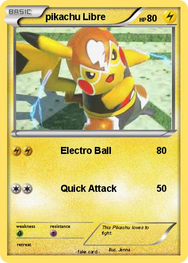 Pokemon pikachu Libre