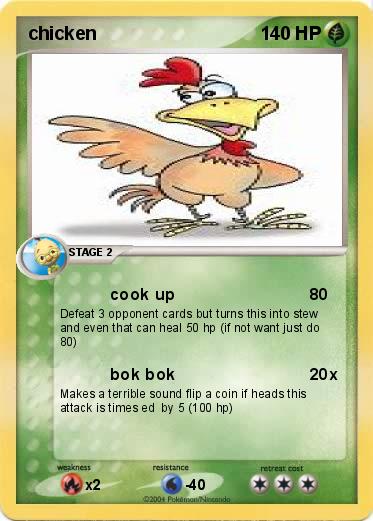 Pokemon chicken