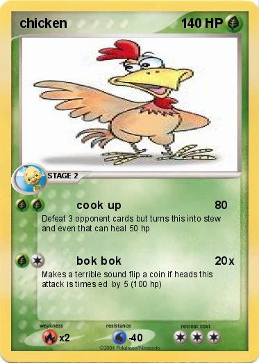 Pokemon chicken