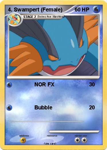 Pokemon 4. Swampert (Female)