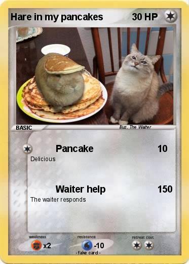Pokemon Hare in my pancakes