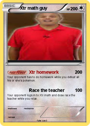 Pokemon Xtr math guy