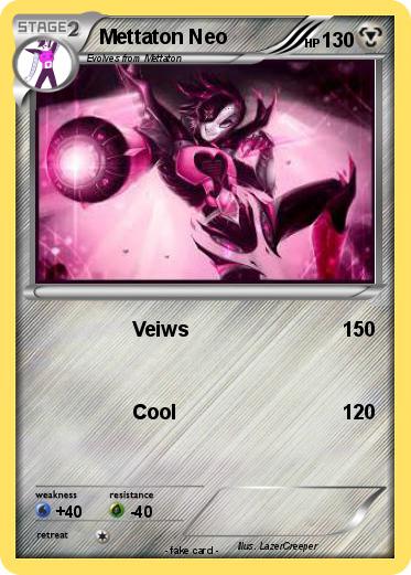 Pokemon Mettaton Neo