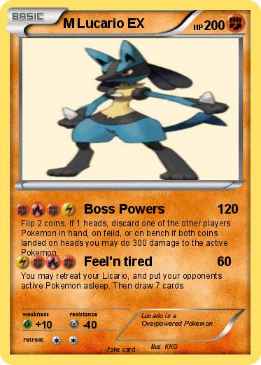 Pokemon M Lucario EX