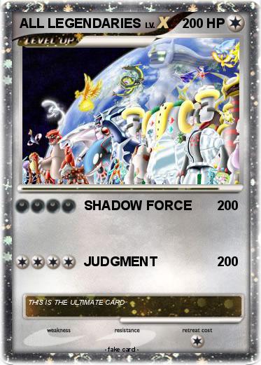 Pokemon ALL LEGENDARIES