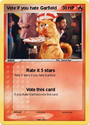 Pokemon Vote if you hate Garfield
