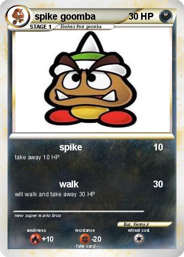 Pokemon spike goomba