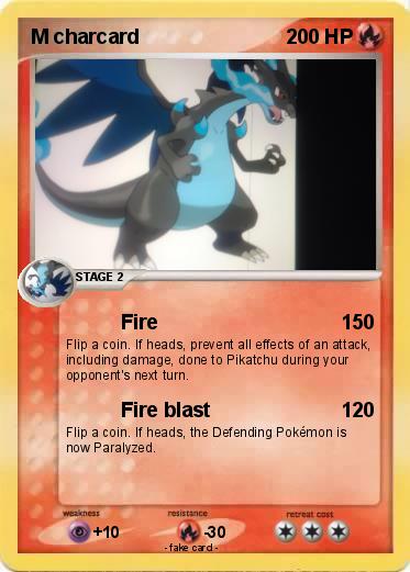 Pokemon M charcard