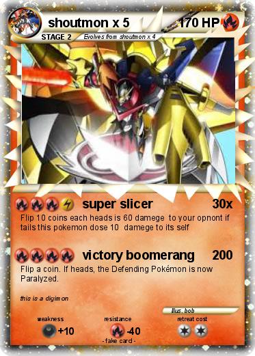 Pokemon shoutmon x 5